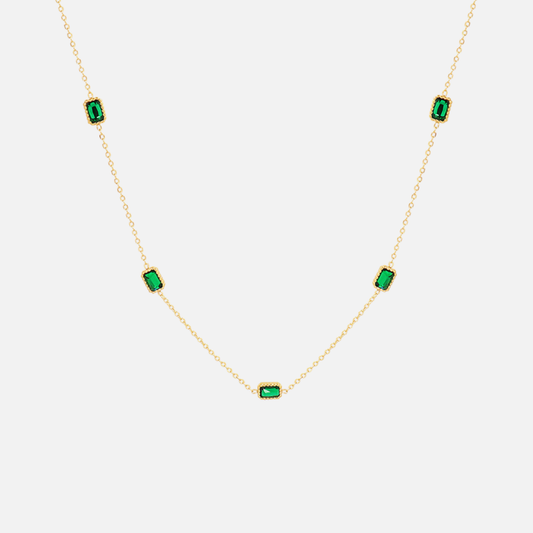 Tulum Emeralds Necklace