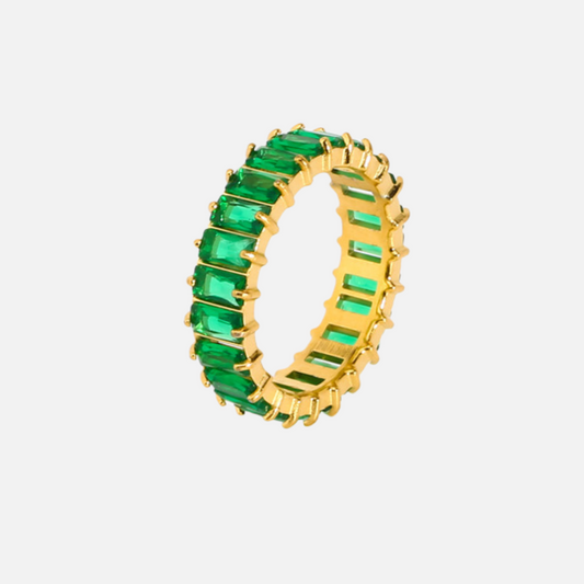 Emerald Steps Ring