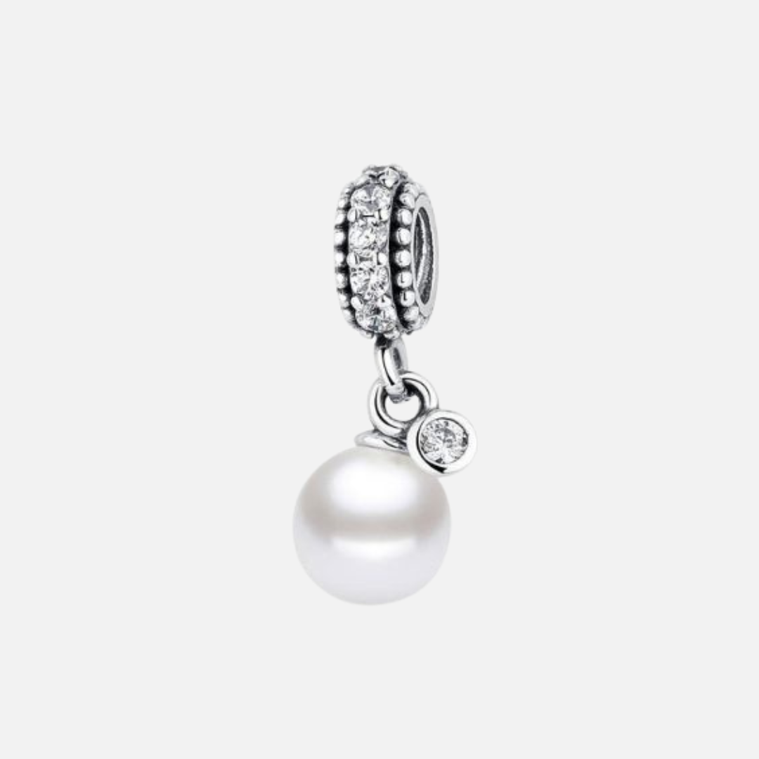 Diamond Pearl Pendant