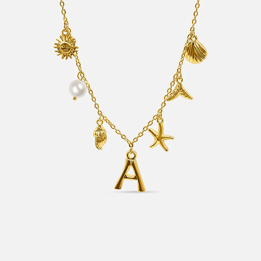 Oceanea Letter Necklace