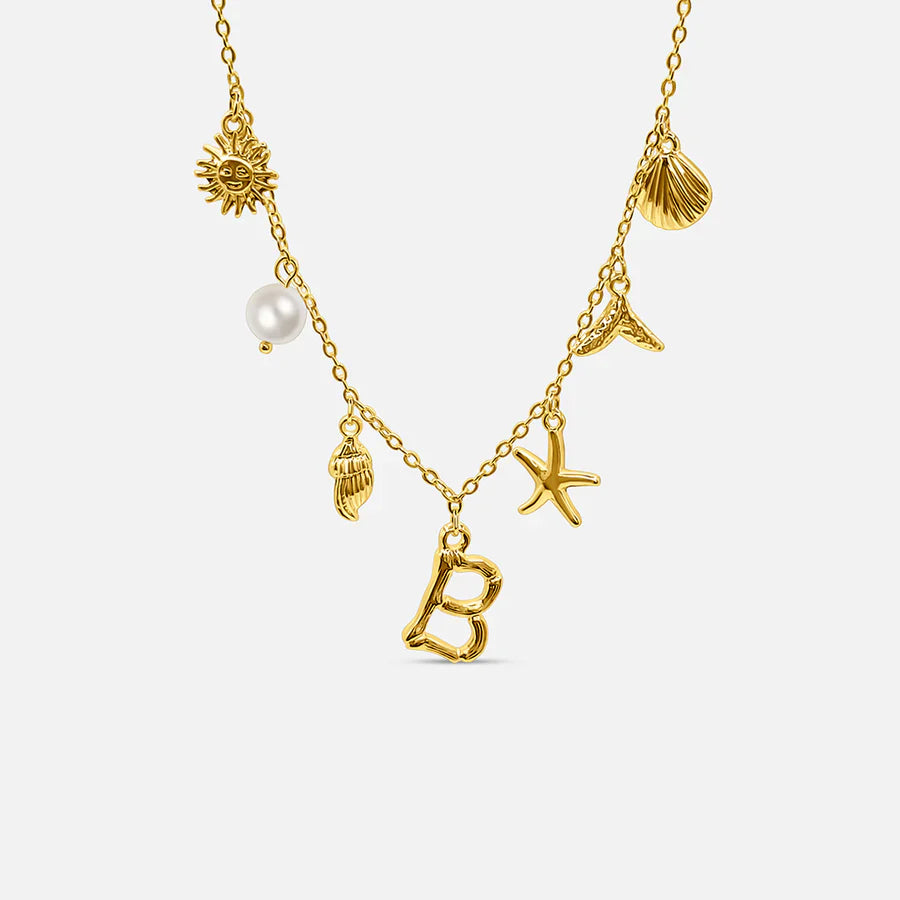 Oceanea Letter Necklace