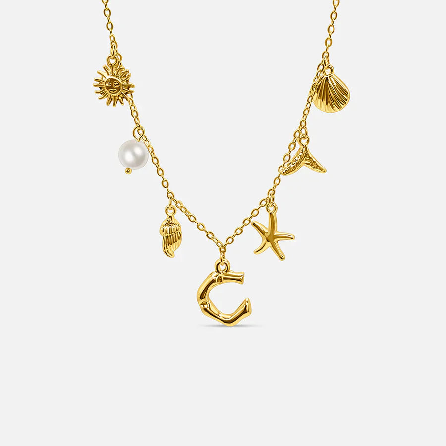 Oceanea Letter Necklace