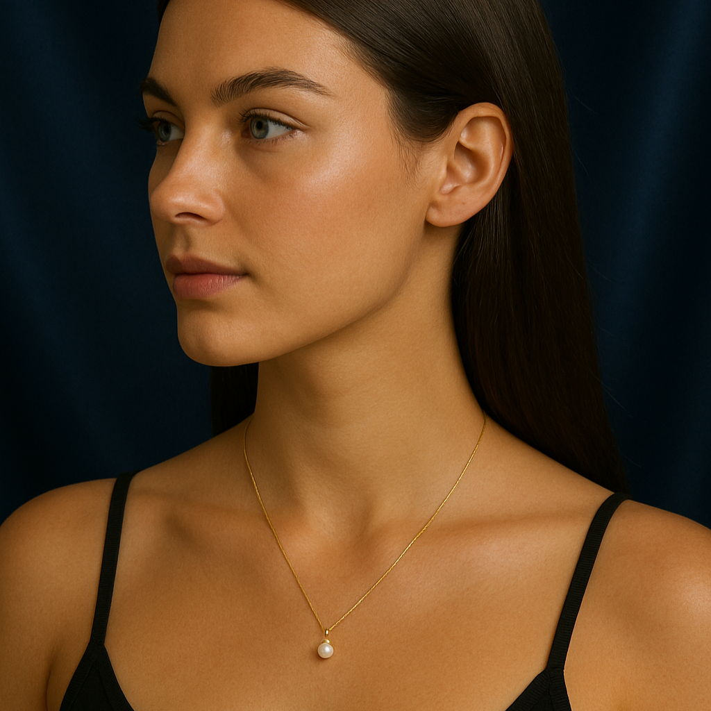 Sun-Kissed Pearl Necklace