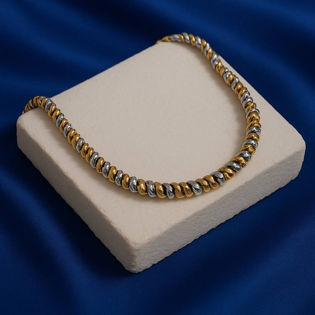 Golden Wave Necklace