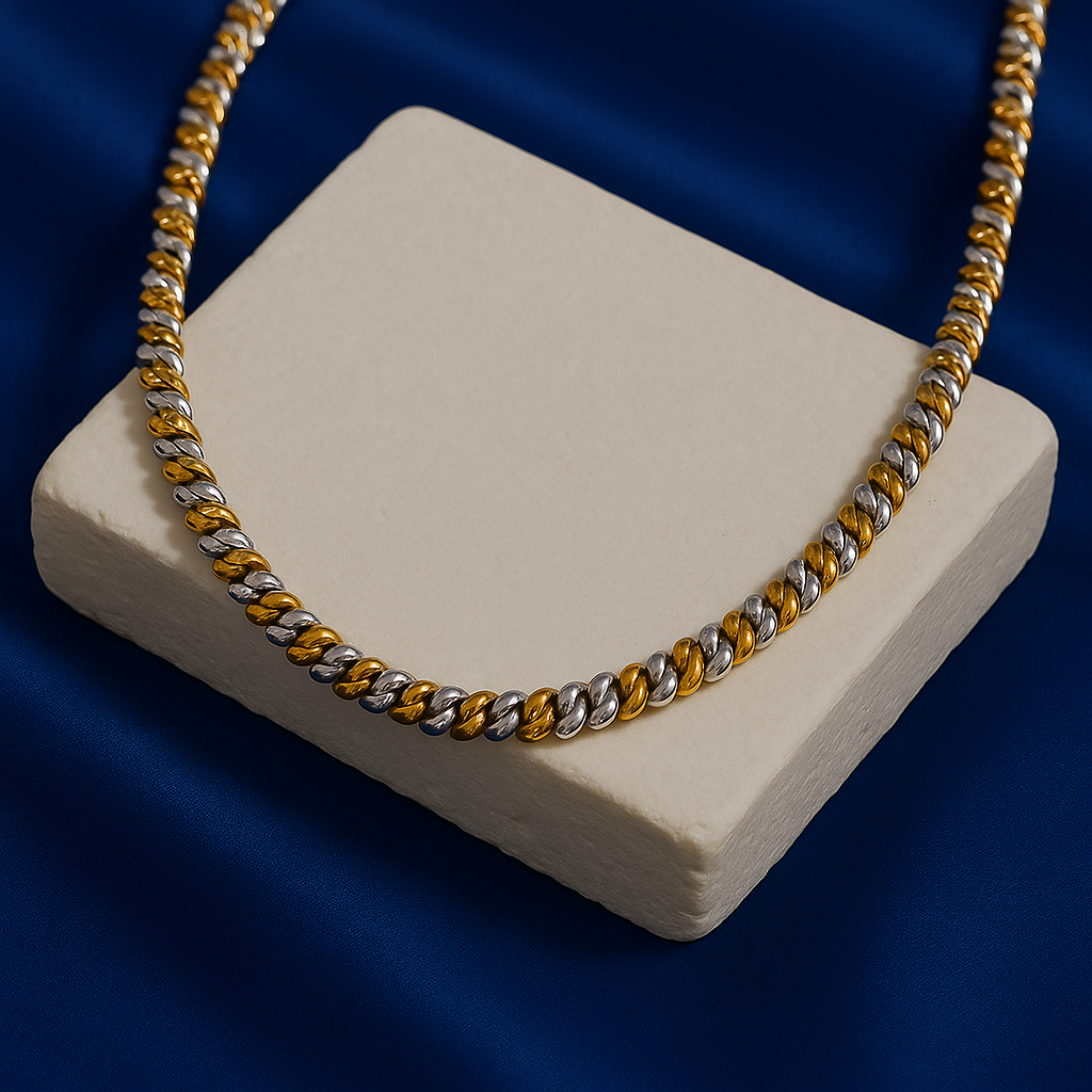 Golden Wave Necklace