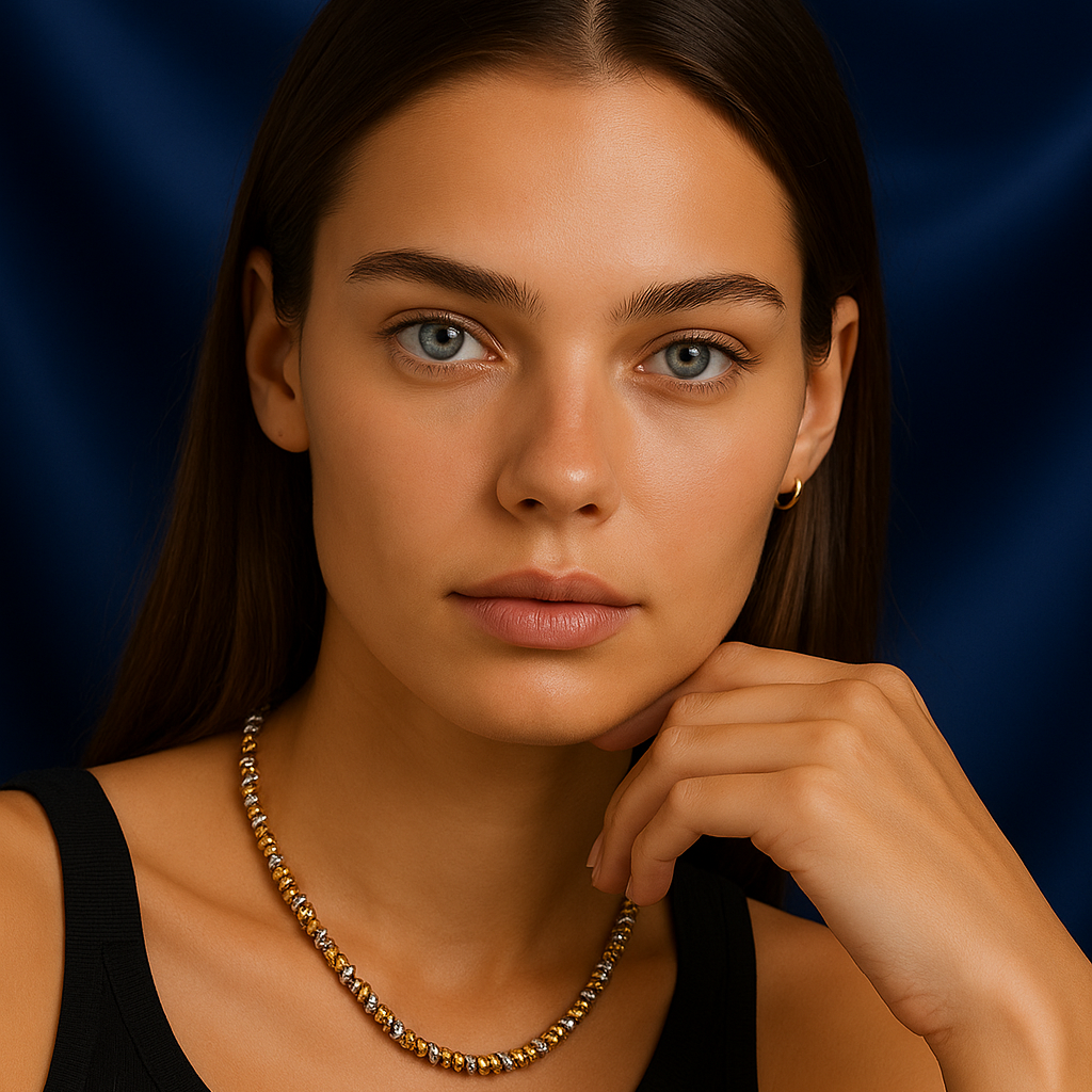 Golden Wave Necklace