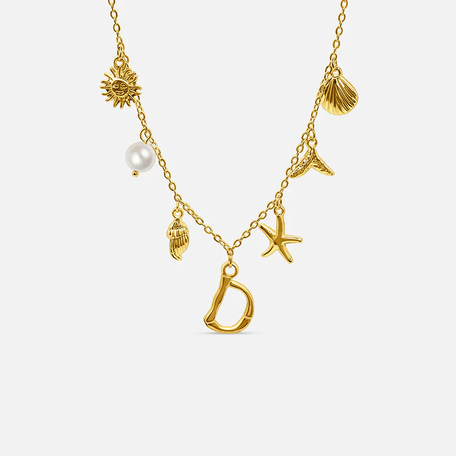 Oceanea Letter Necklace