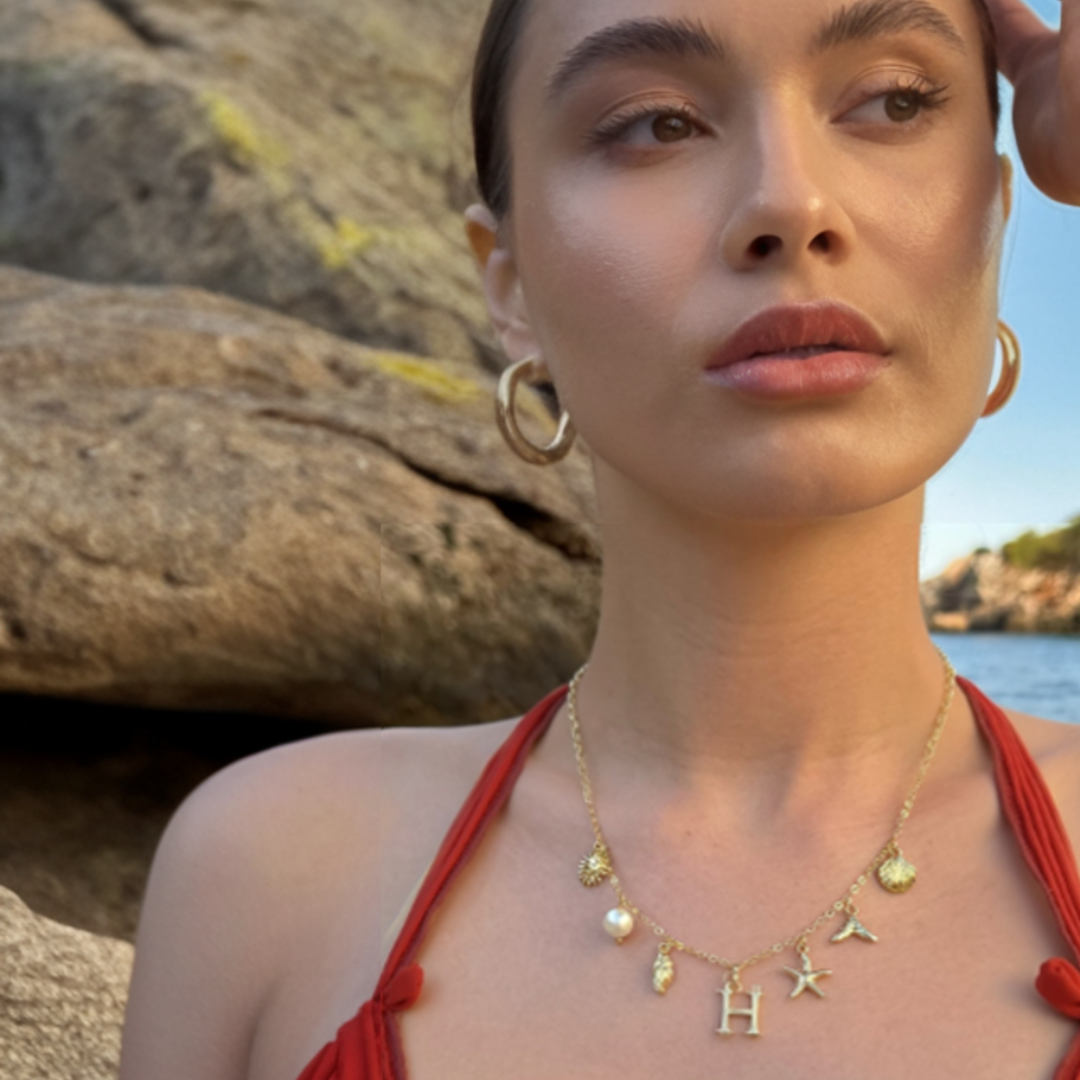 Oceanea Letter Necklace