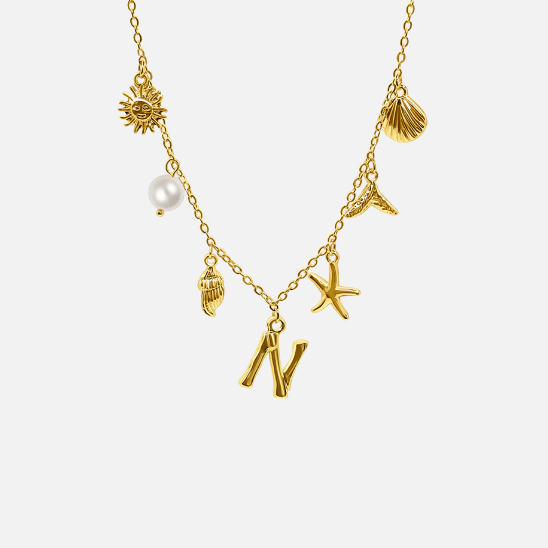 Oceanea Letter Necklace