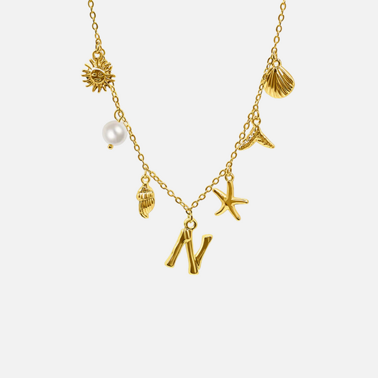 Oceanea Letter Necklace