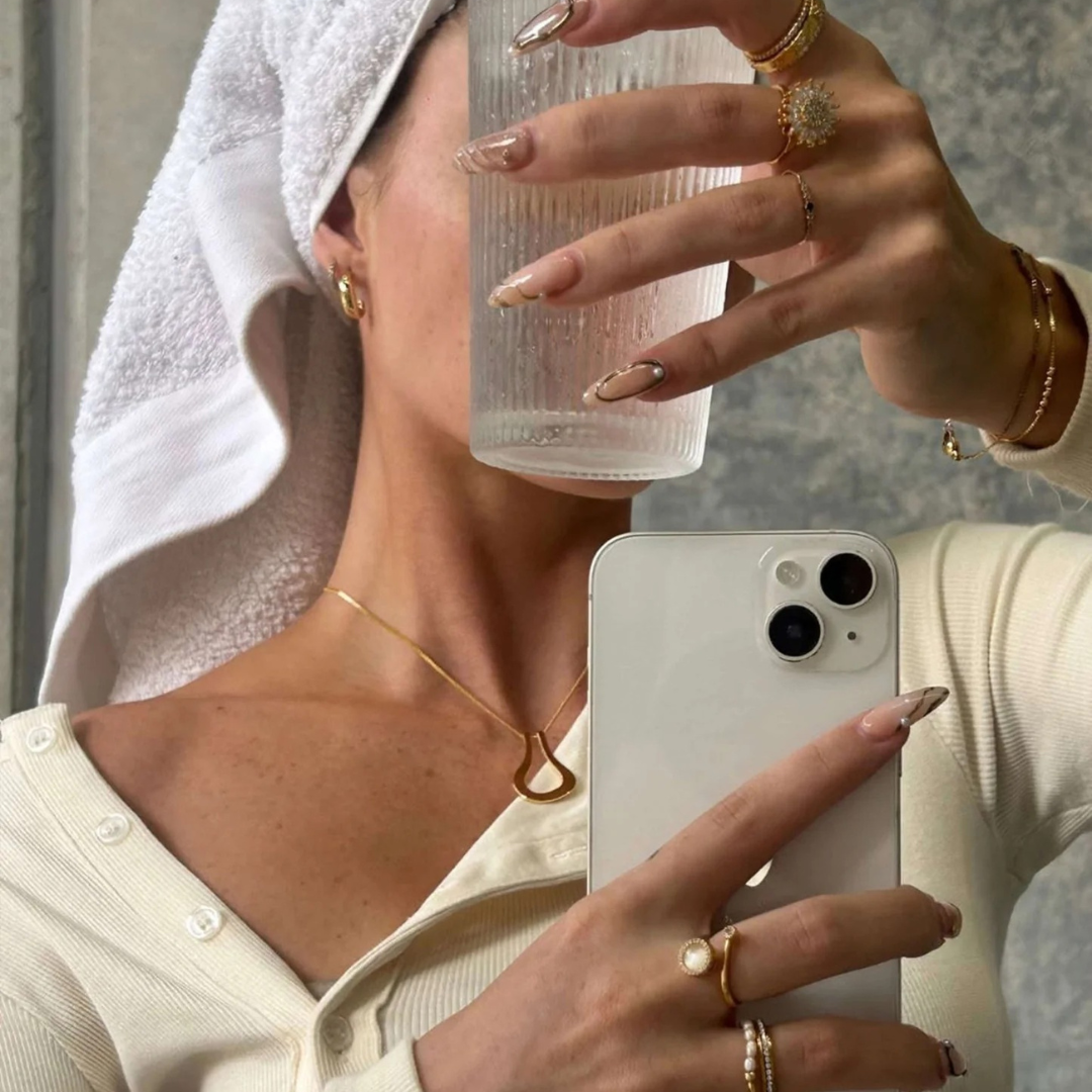 Maldives Calm Spinner Ring Set