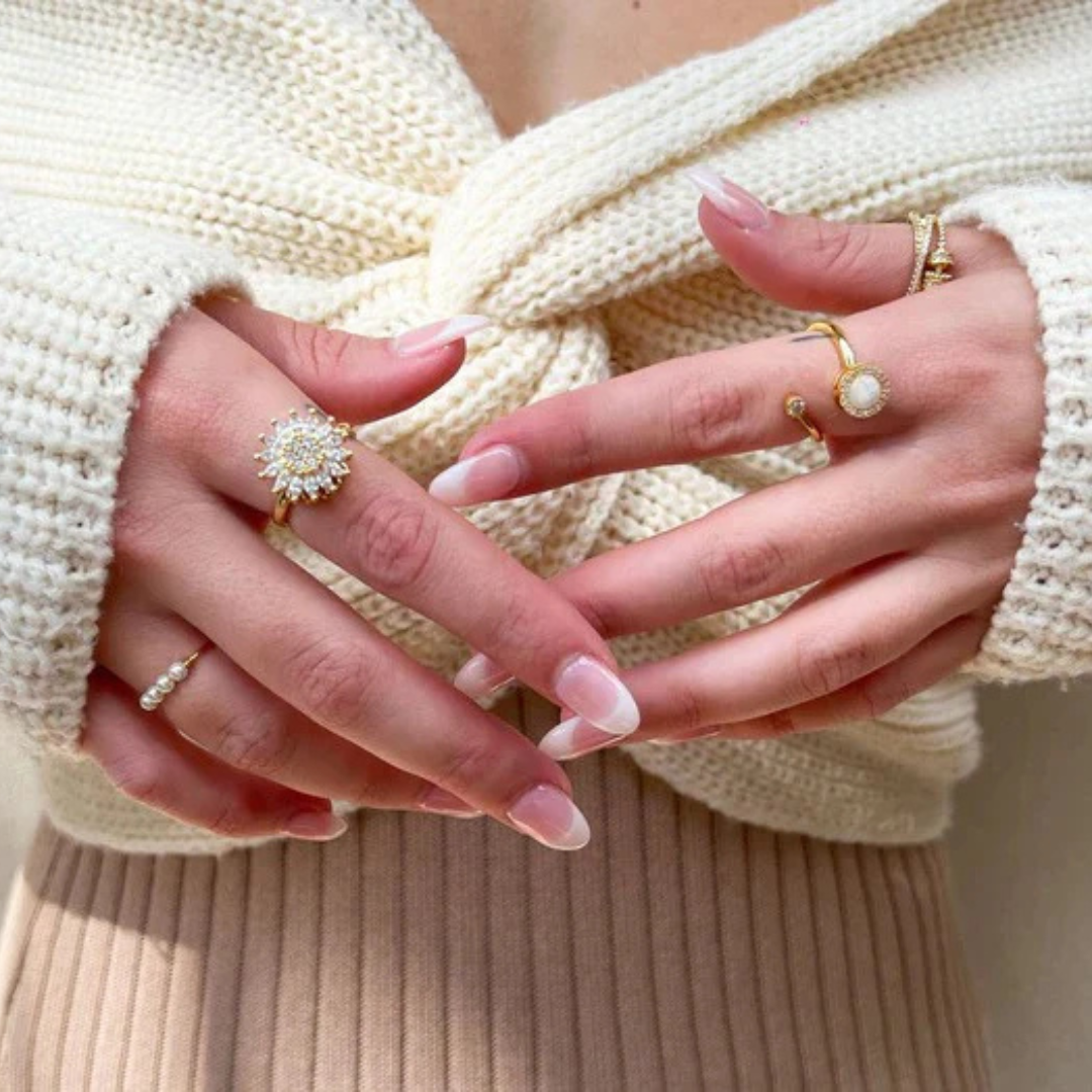 Maldives Calm Spinner Ring Set