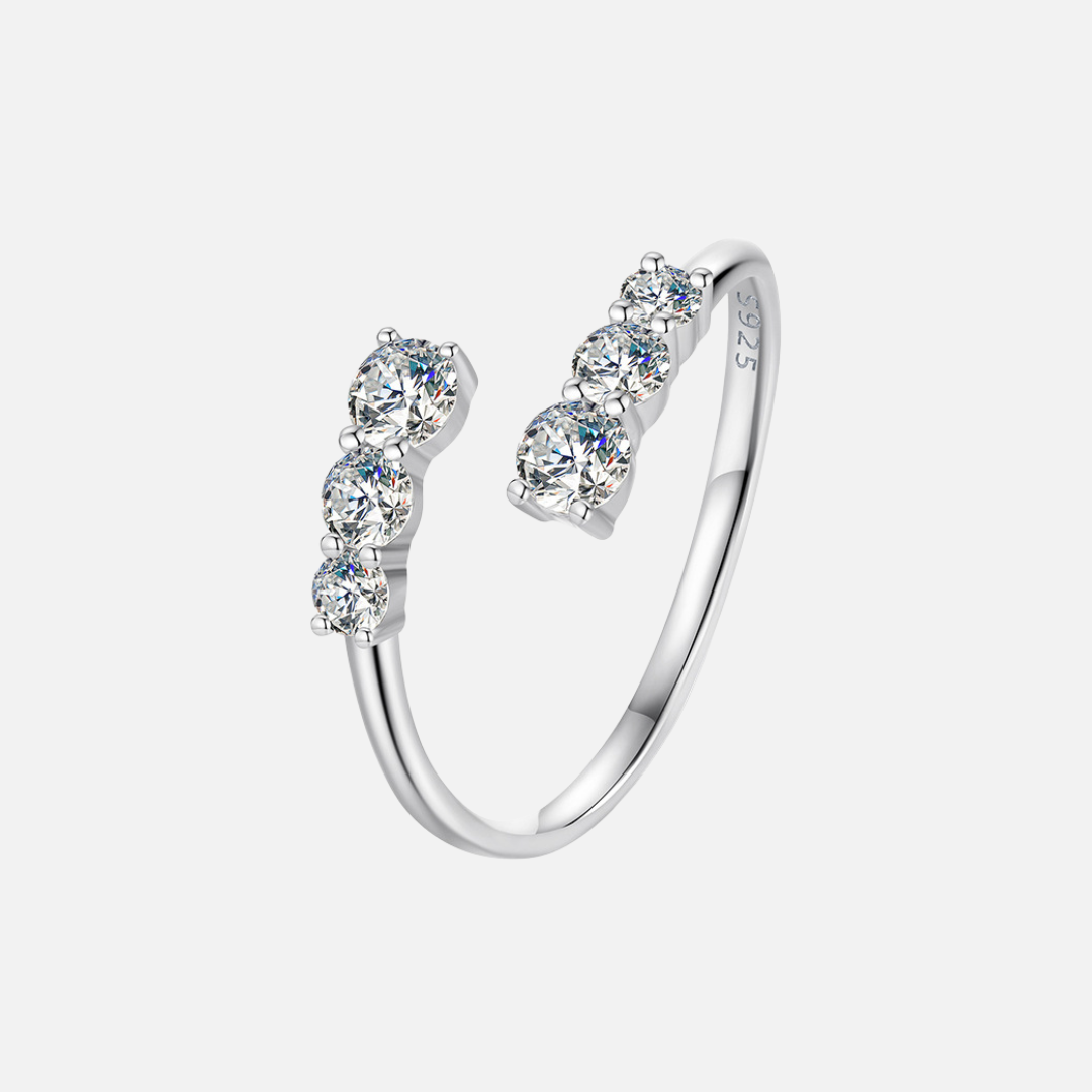 Sparkling Duo Ring