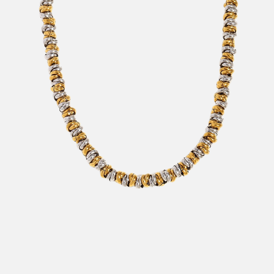 Golden Wave Necklace