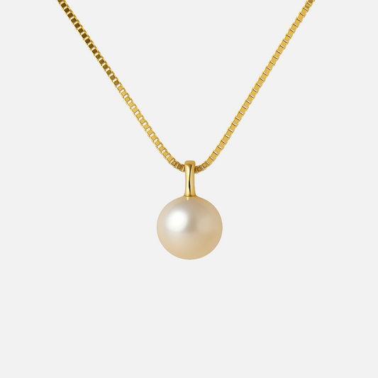 Sun-Kissed Pearl Necklace