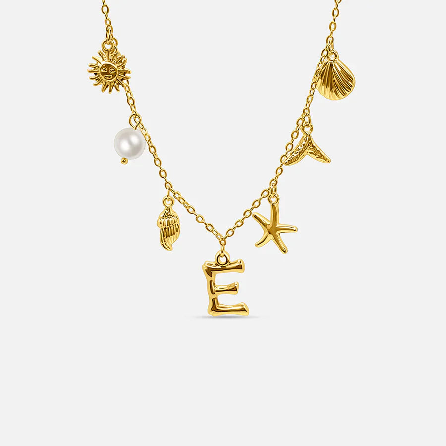 Oceanea Letter Necklace