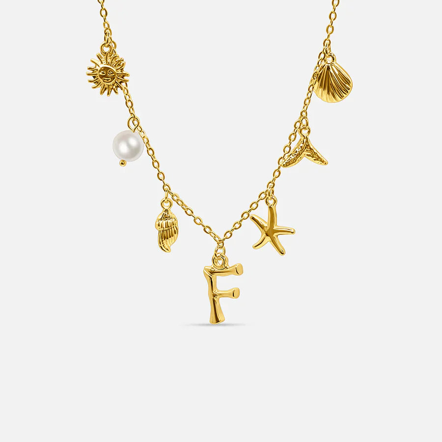 Oceanea Letter Necklace