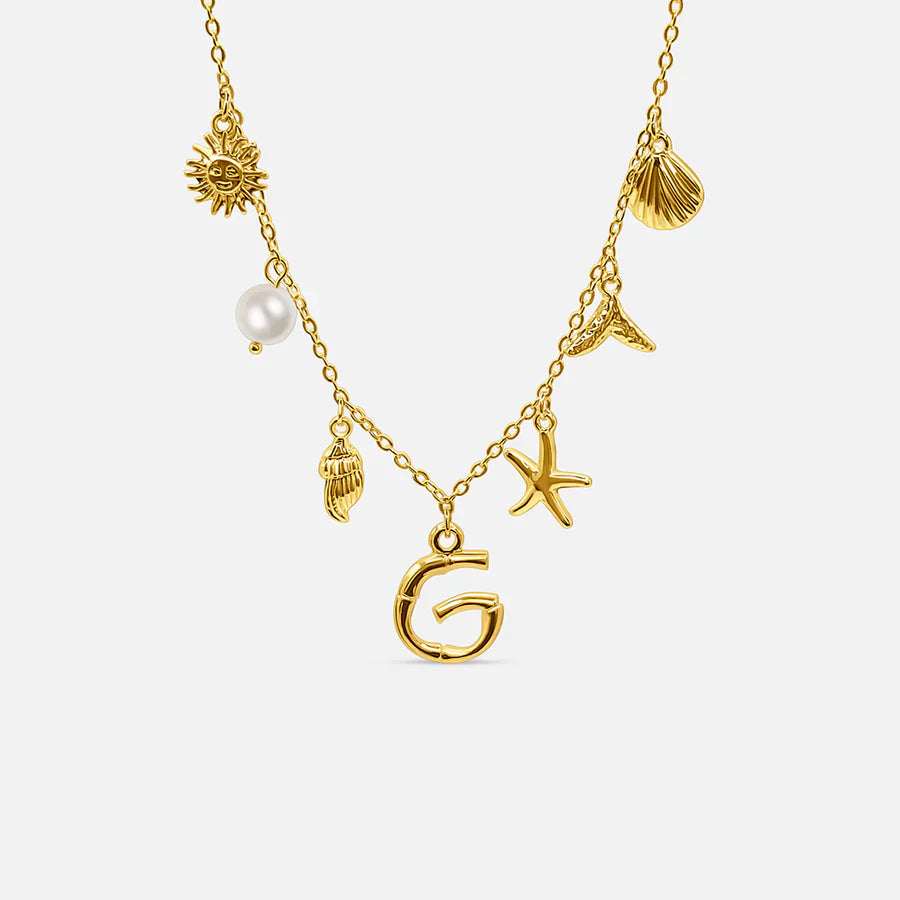 Oceanea Letter Necklace