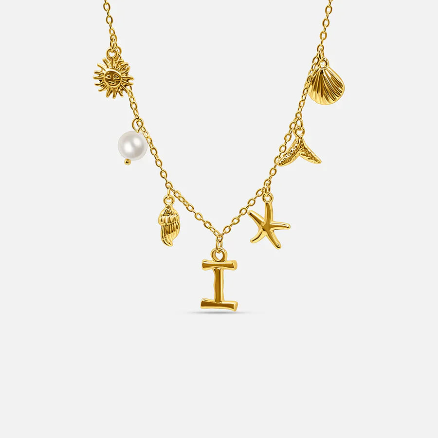 Oceanea Letter Necklace