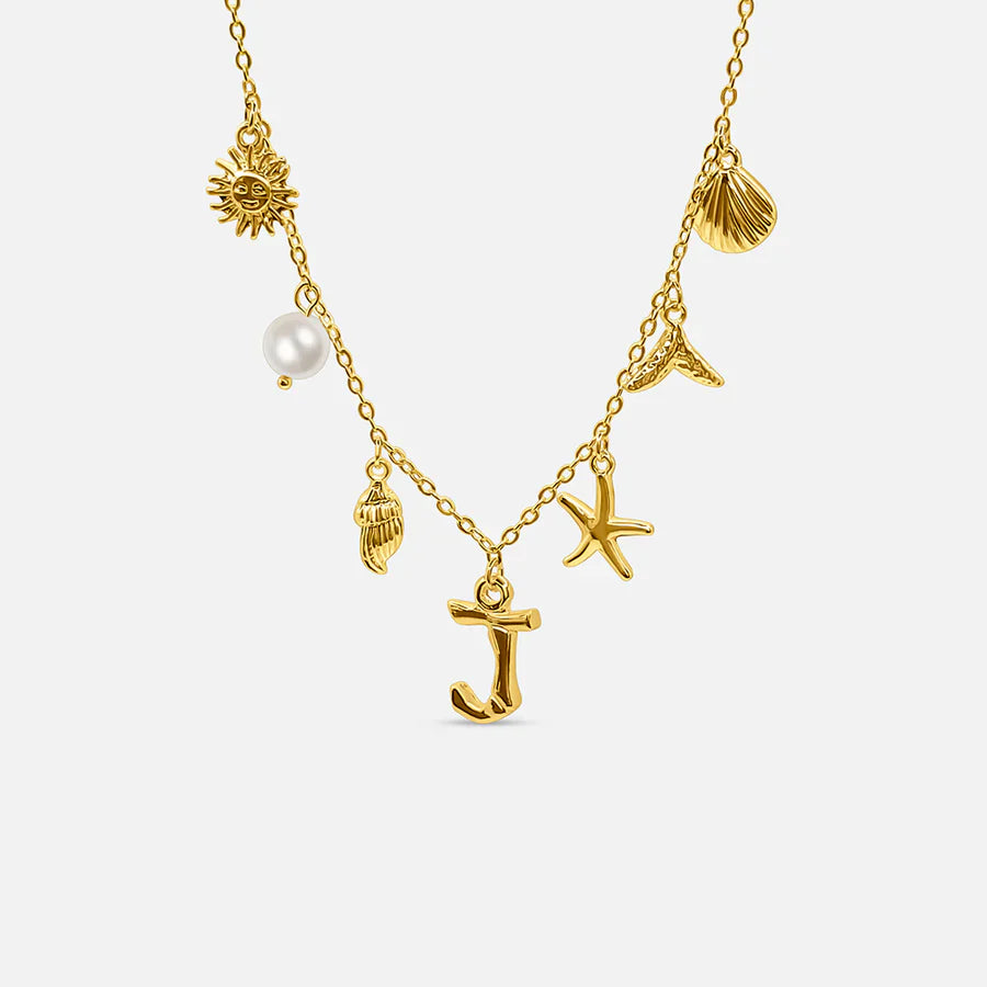 Oceanea Letter Necklace