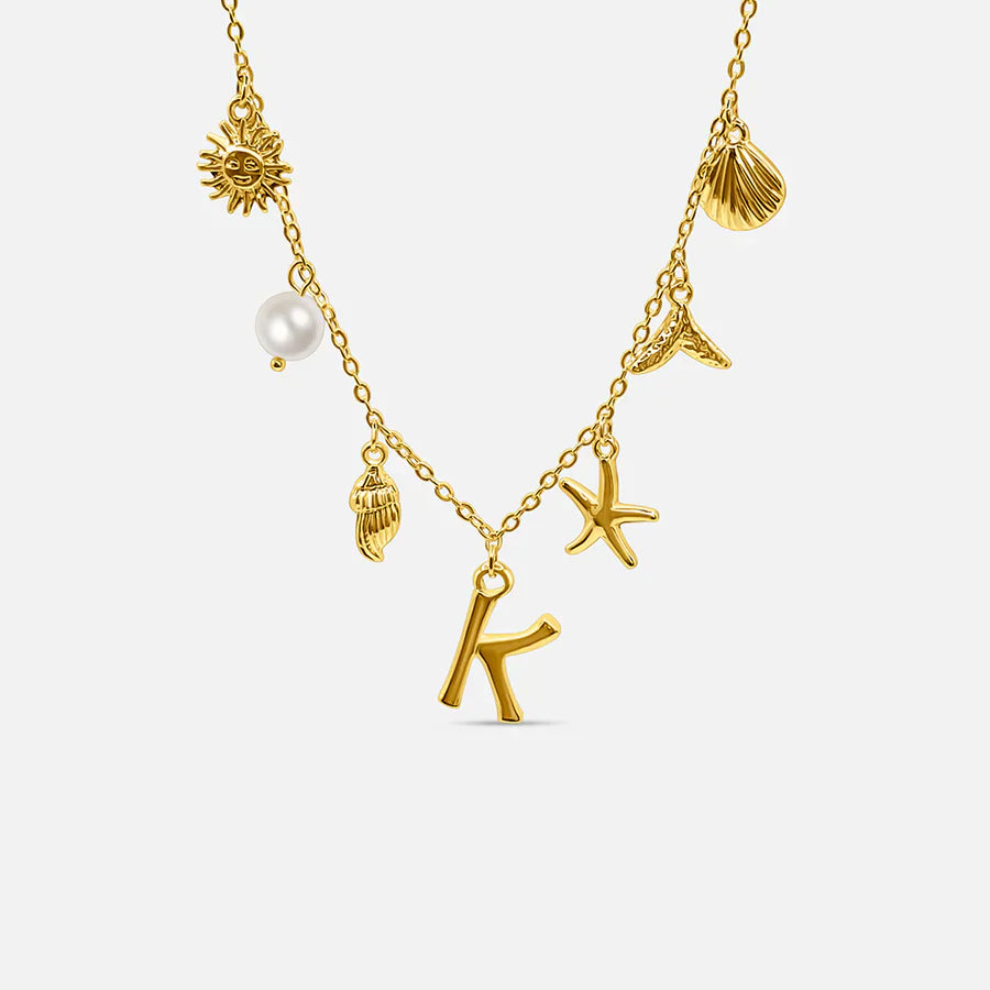 Oceanea Letter Necklace