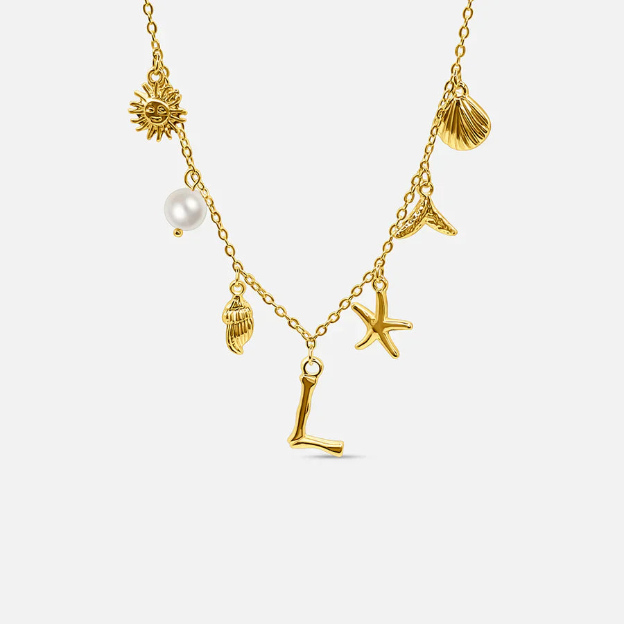 Oceanea Letter Necklace