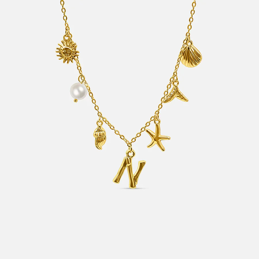 Oceanea Letter Necklace