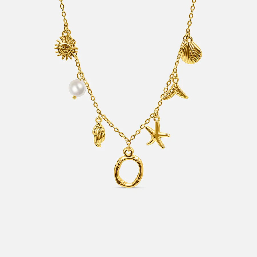 Oceanea Letter Necklace