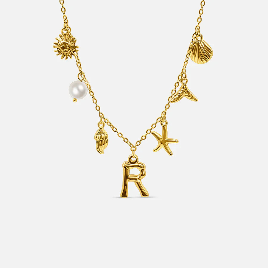 Oceanea Letter Necklace