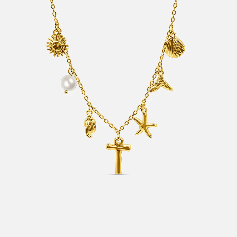 Oceanea Letter Necklace