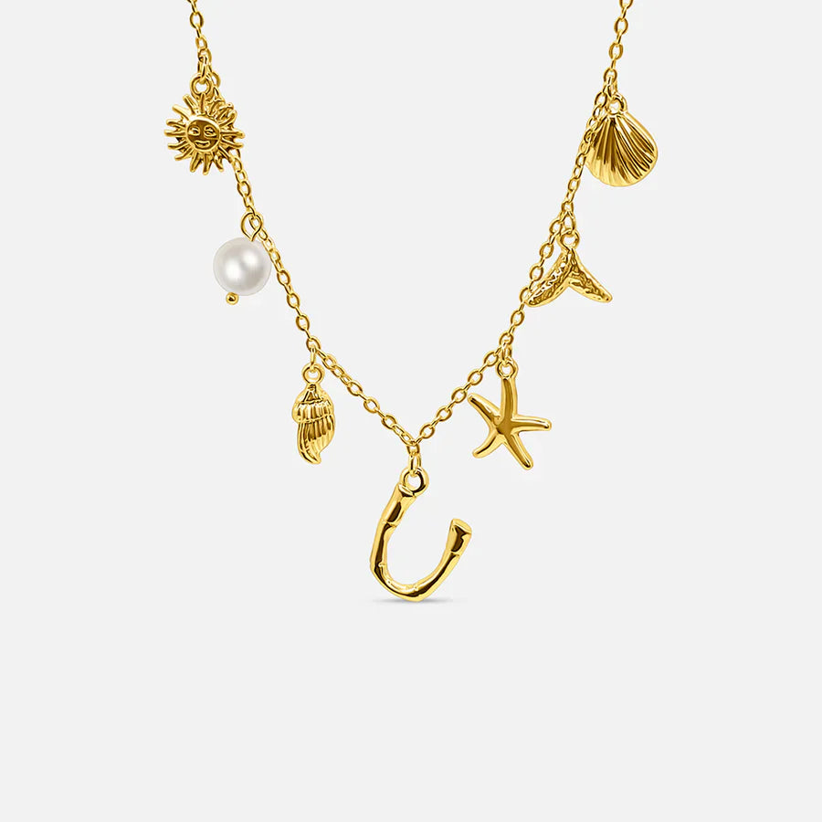 Oceanea Letter Necklace