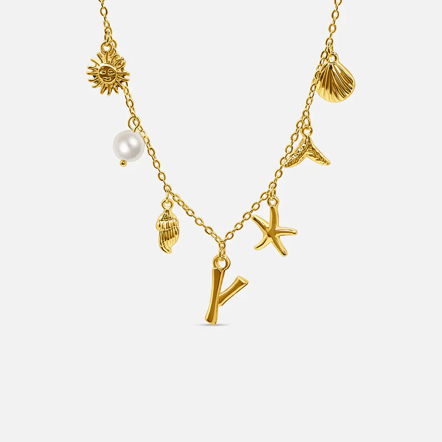 Oceanea Letter Necklace