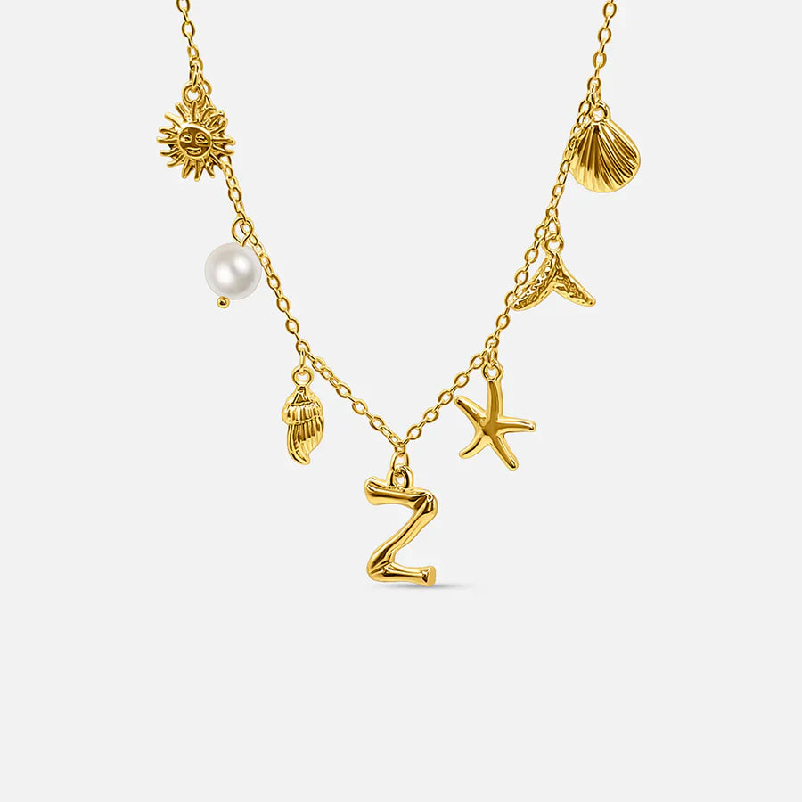 Oceanea Letter Necklace