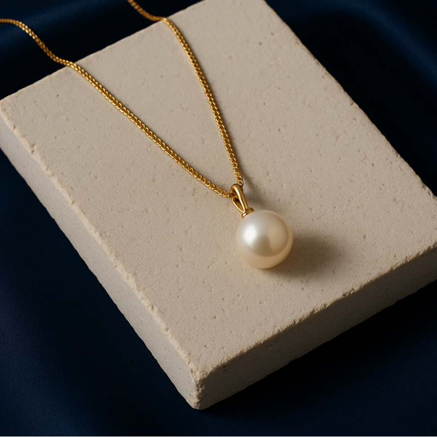 Sun-Kissed Pearl Necklace