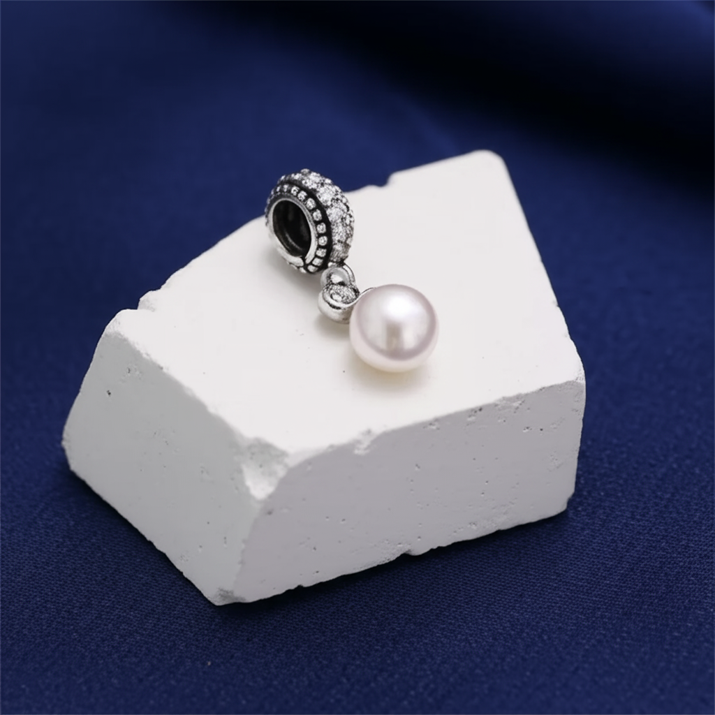 Diamond Pearl Pendant