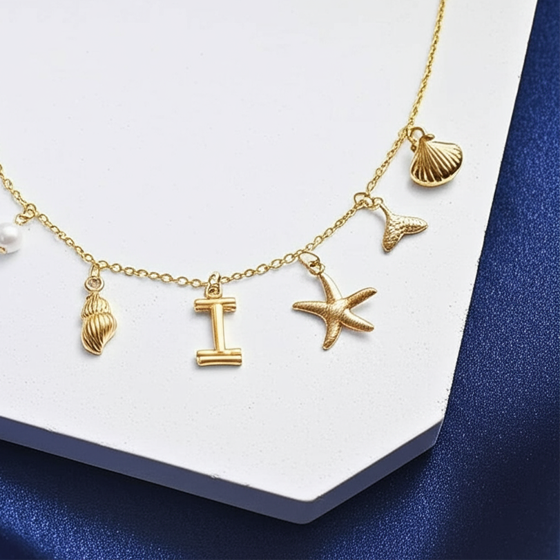 Oceanea Letter Necklace