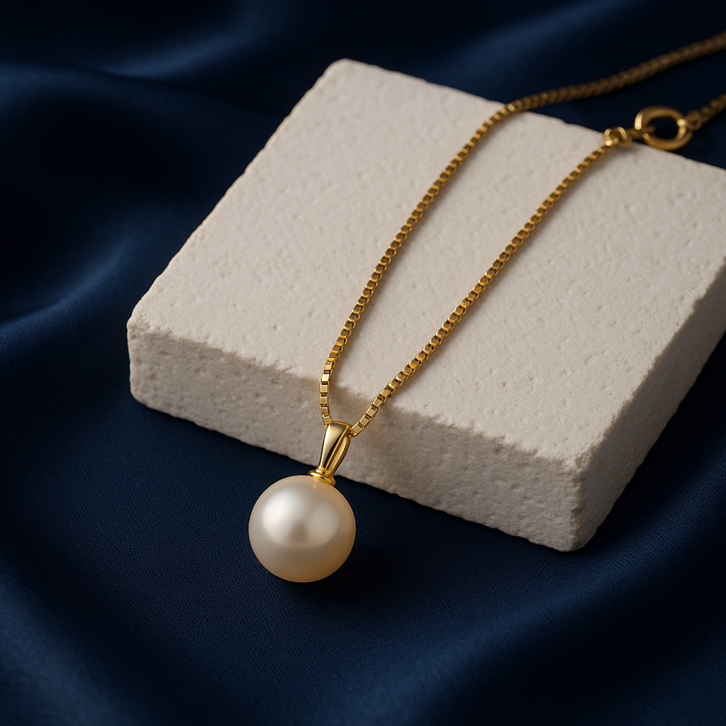 Sun-Kissed Pearl Necklace