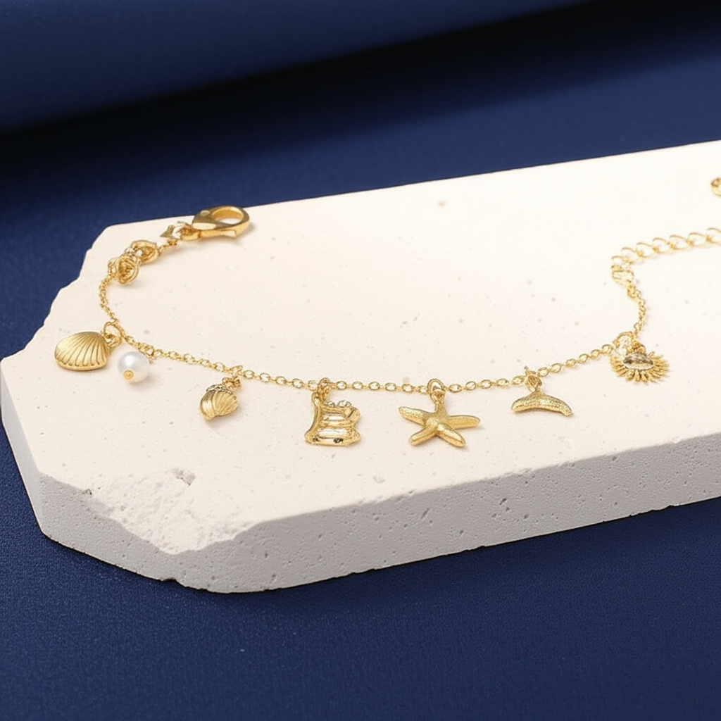 Oceanea Letter Necklace