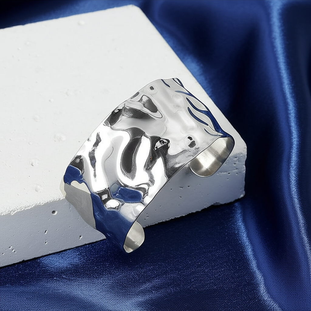 Silver Tide Cuff