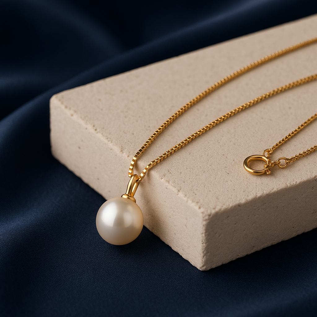 Sun-Kissed Pearl Necklace