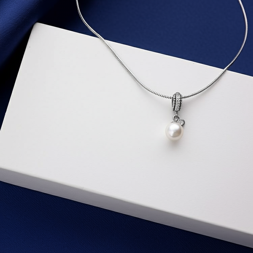 Diamond Pearl Pendant