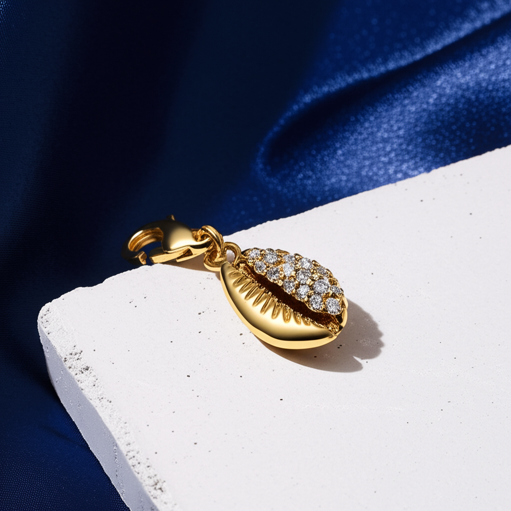 Golden Shell Pendant