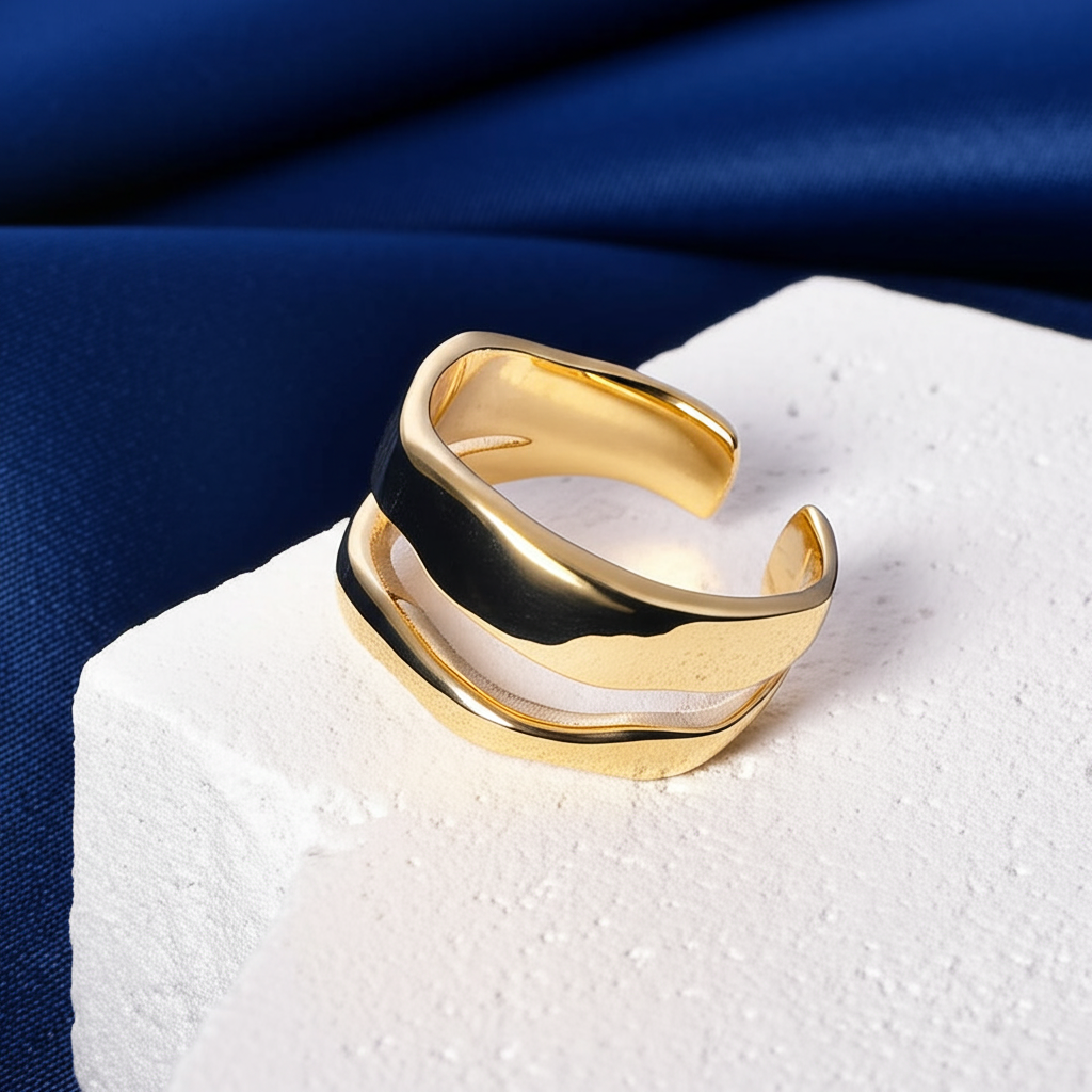Golden Drift Ring