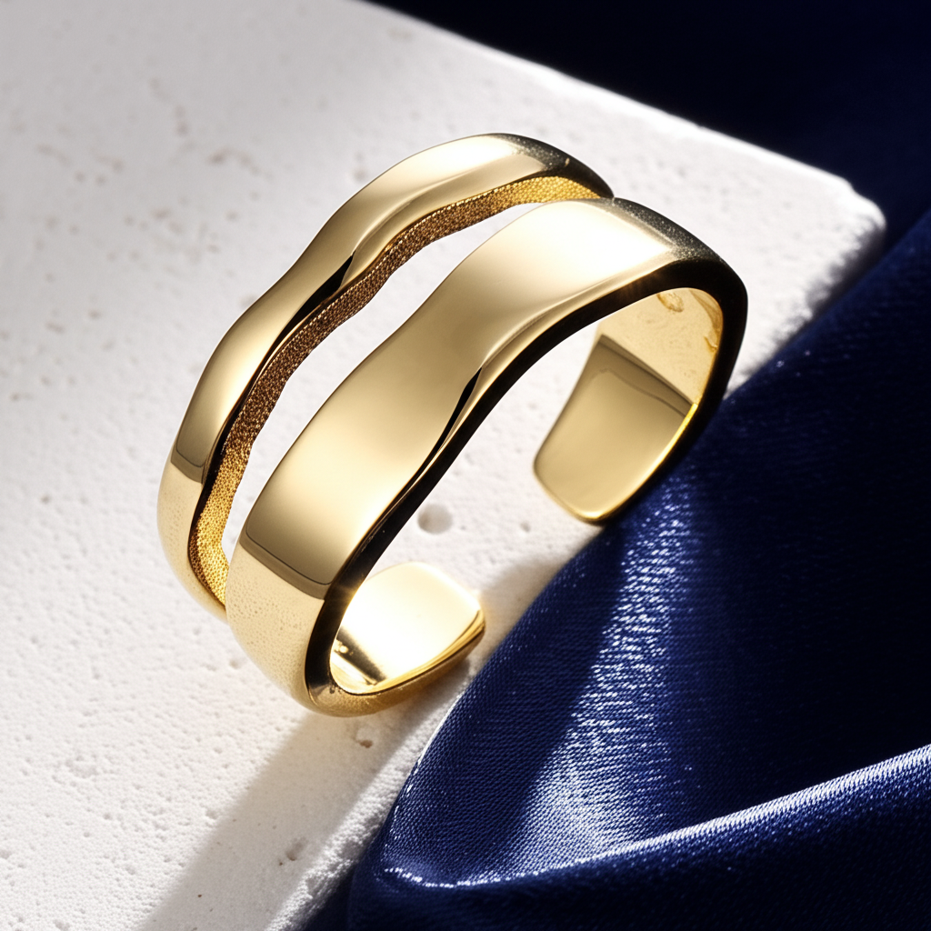 Golden Drift Ring