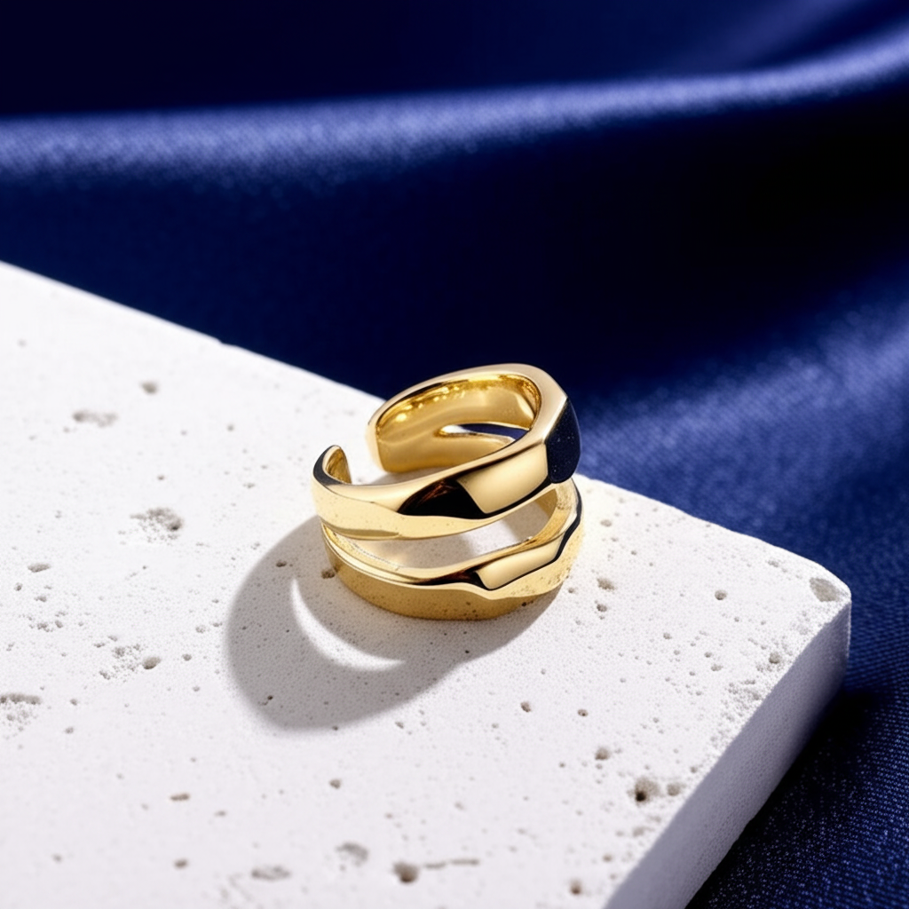 Golden Drift Ring